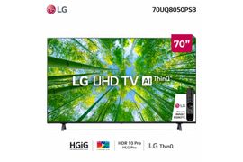 Smart TV LG 70" UHD 4K 70UQ8050PSB AI