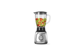 Licuadora Smartlife Vaso Vidrio Inox 1 LT SL-BL1410