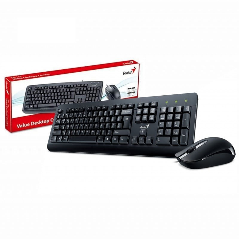 Combo teclado y mouse genius usb new arrivals