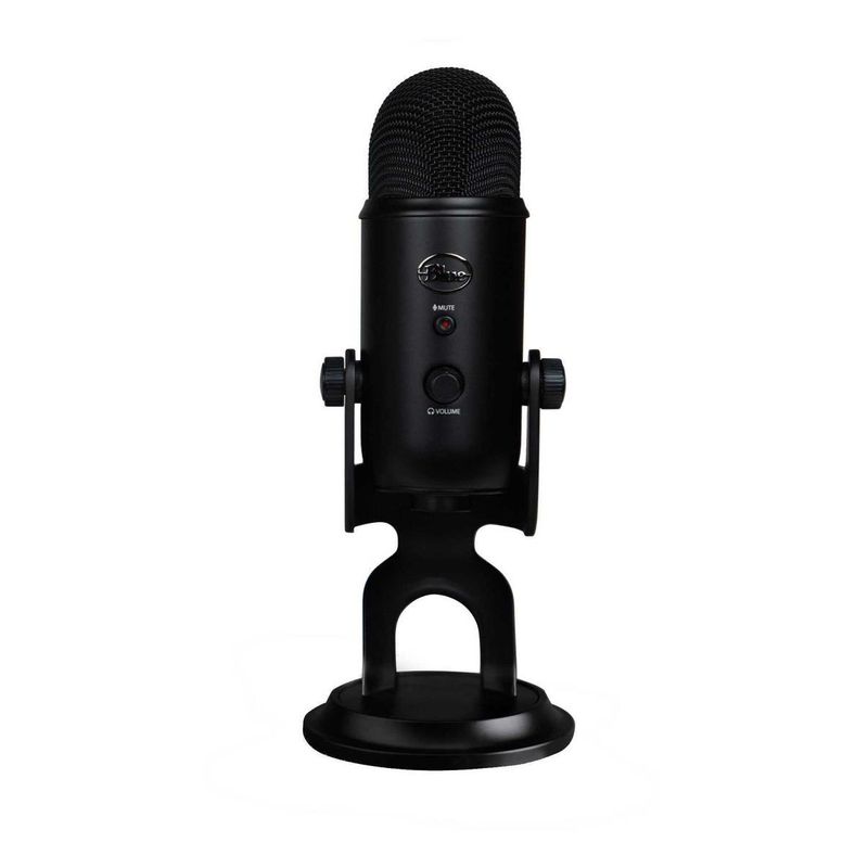 Micrófono Blue Yeti Condensador Multipatrón Blackout