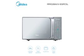 Horno Microondas Midea Con grill 28L Inox MMO28AVVEGPC