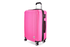 Valija Mediana Trotamundos 24" de ABS Fucsia