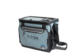 Cooler Térmica Titan By Artic Zone 40 Latas + Hielo - Verde y Negra