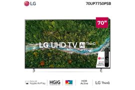 Smart TV LG 70" UHD AI 70UP7750PSB