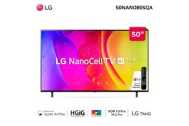 Smart TV LG 50" Nanocell 4K 50NANO80SQA AI