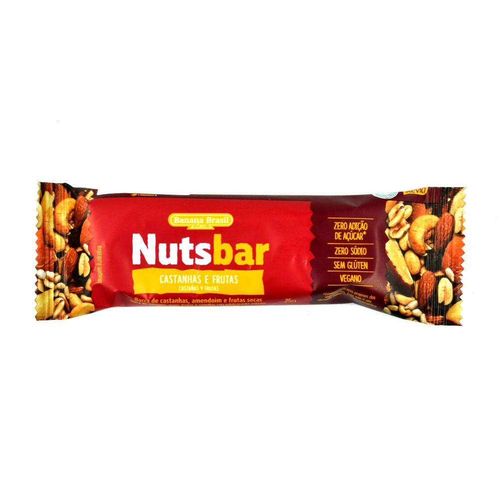 Barra De Cereales Nutsbar Frutas 25 G