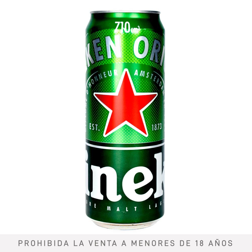 Cerveza Heineken lata 710 ml