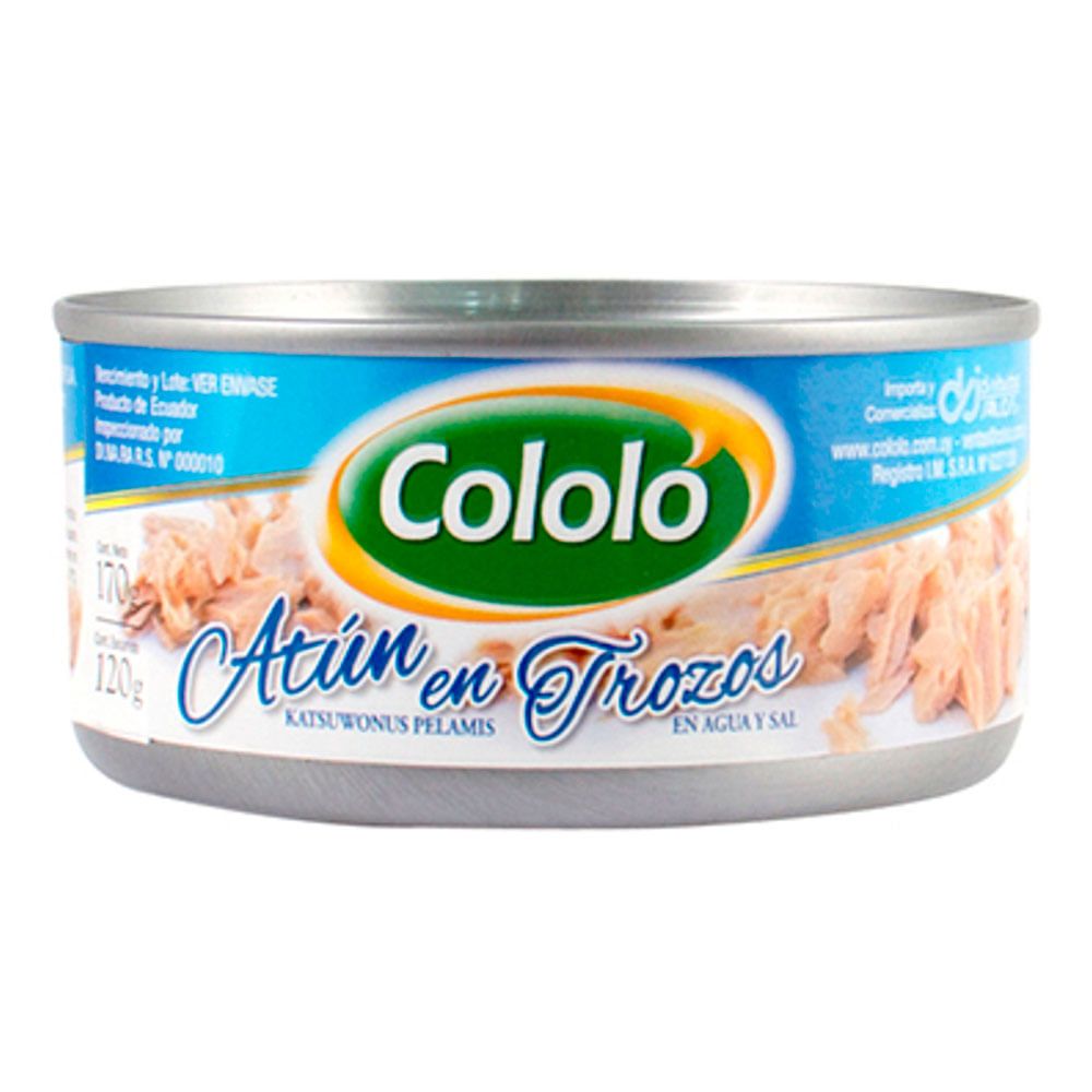 Cololo Atun En Trozo Al Natural Cololo 170G