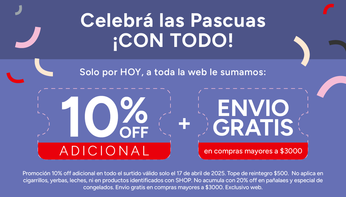 10% Off en todo el sitio