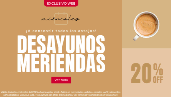 Miércoles de Desayunos y Meriendas